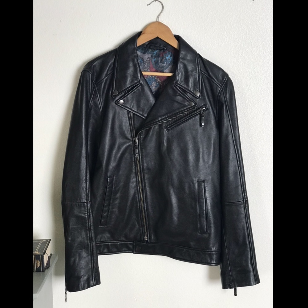 Ted baker leather jacket